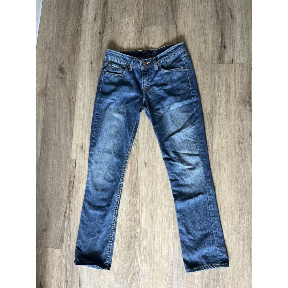 Vintage Y2K Levi's 518 Superlow Boocut Jeans Medium Wash Jeans Low Rise Size 5